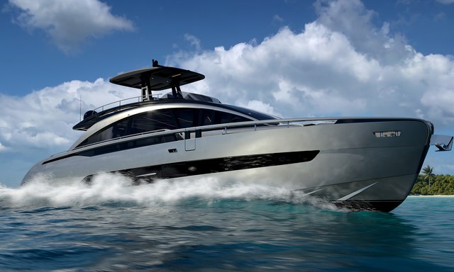 Pershing GTX80 - Joint Winner of 2024 Best Exterior Design (24-30m)