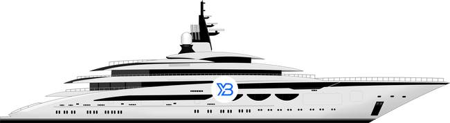 Starboard illustration of Ahpo yacht