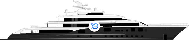 Starboard illustration of Symphony yacht