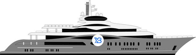 Starboard illustration of Launchpad yacht