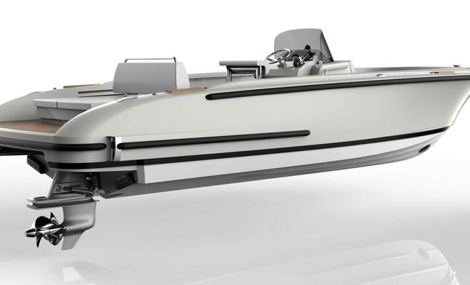 8.0m Venetian Open Center Console Tender