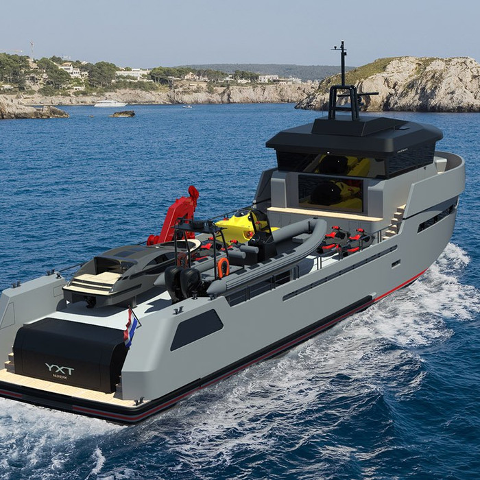 Construction Begins on 34m Lynx YXT 34 Explorer Yacht in the