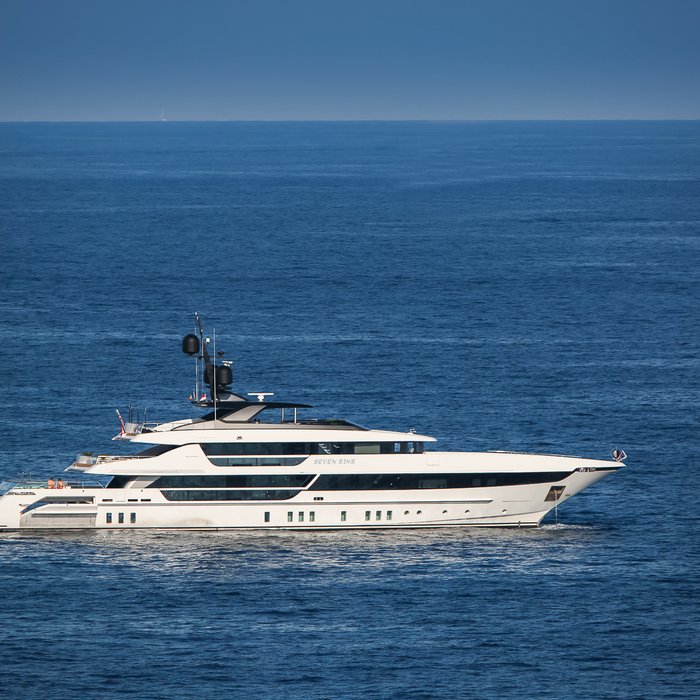 Seven Sins yacht exterior 2