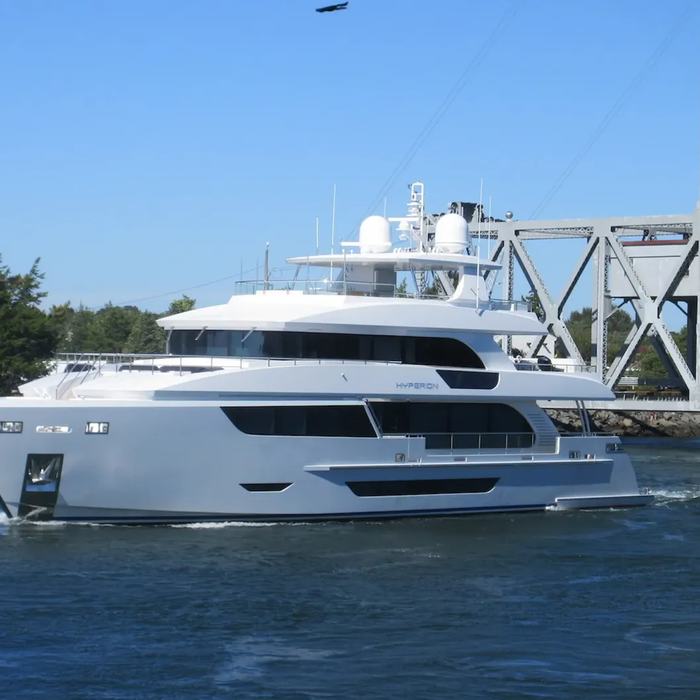 Hyperion yacht exterior 2