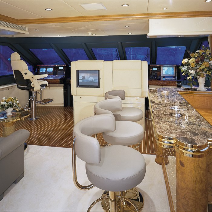 Red Sapphire yacht interior 3