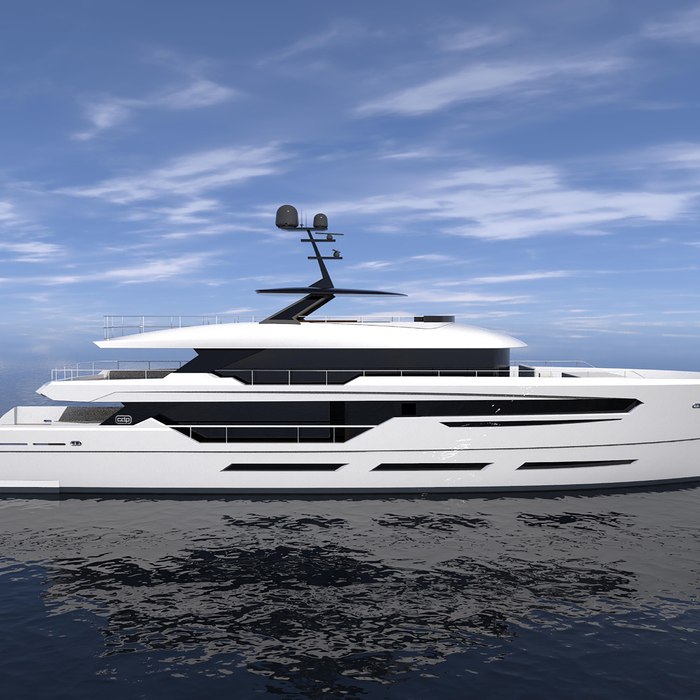 CDP 37M Custom yacht exterior 2