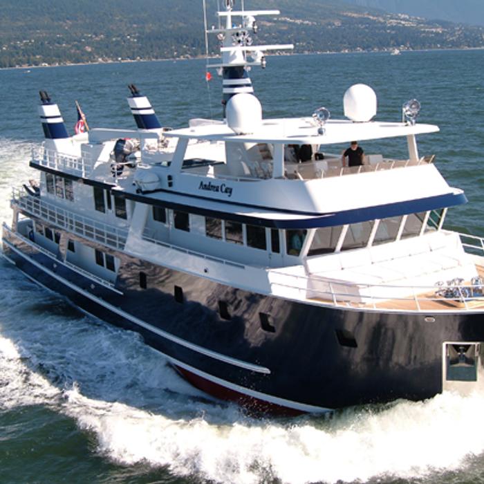 Andrea Cay yacht exterior 2