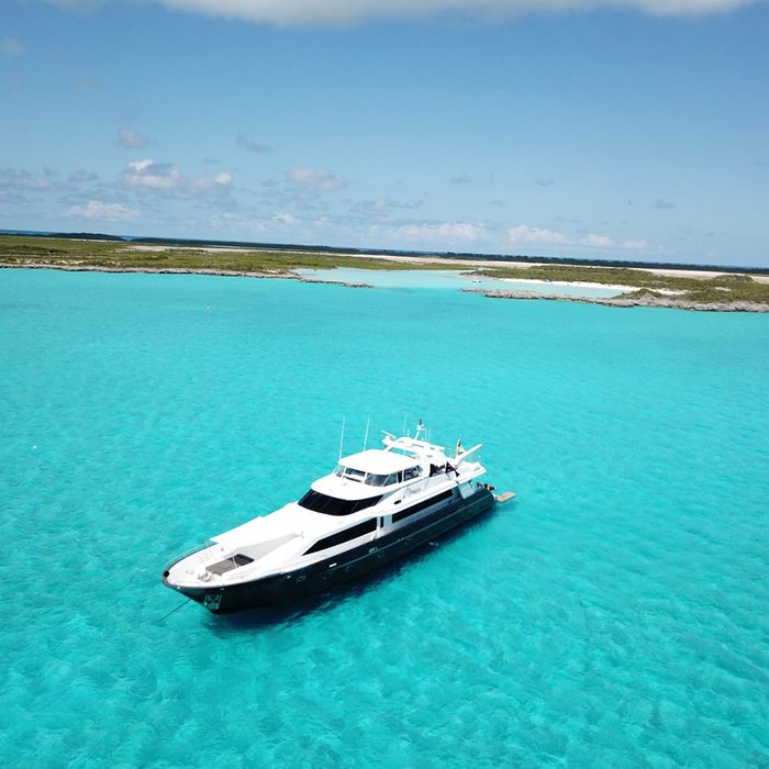 Unbridled yacht exterior 87