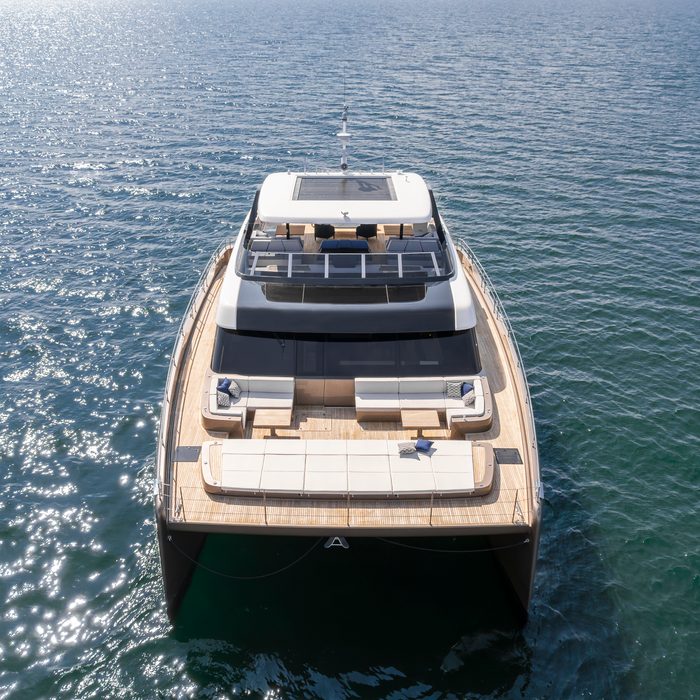 Red Azalea yacht exterior 2