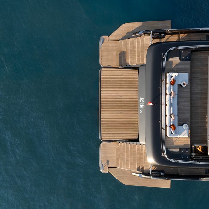 Double Happiness yacht interior 2