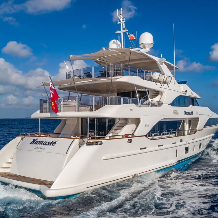 Namaste yacht exterior 2