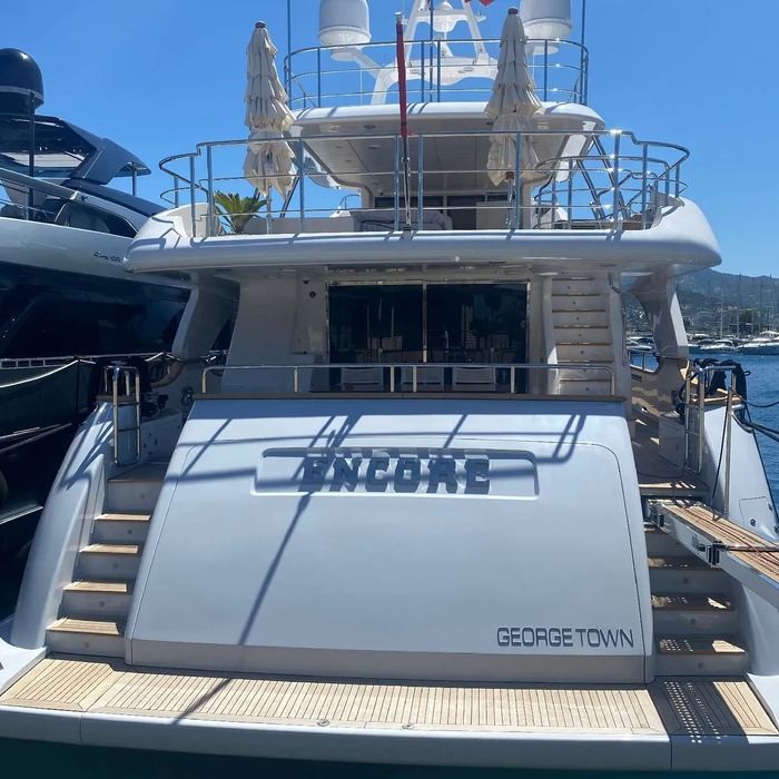 Encore yacht exterior 2