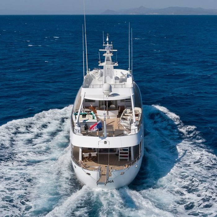 Athina yacht exterior 2