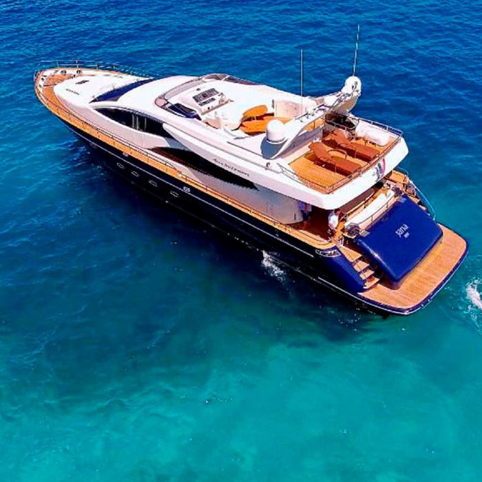 Lady B yacht exterior 2
