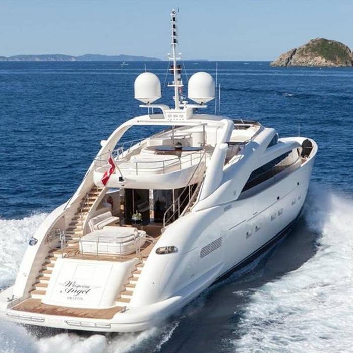 Whispering Angel yacht exterior 3