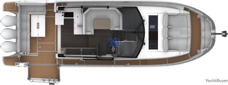 Main Deck Jeanneau Merry Fisher  1295 Fly