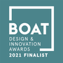 Boat International Design & Innovation Awards Finalist logo