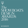 The ShowBoats Design Awards Winner logo