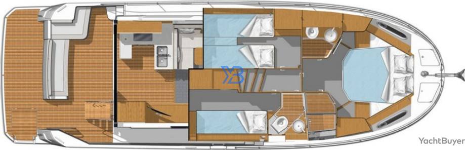 Lower Deck Beneteau Swift Trawler 41 Fly