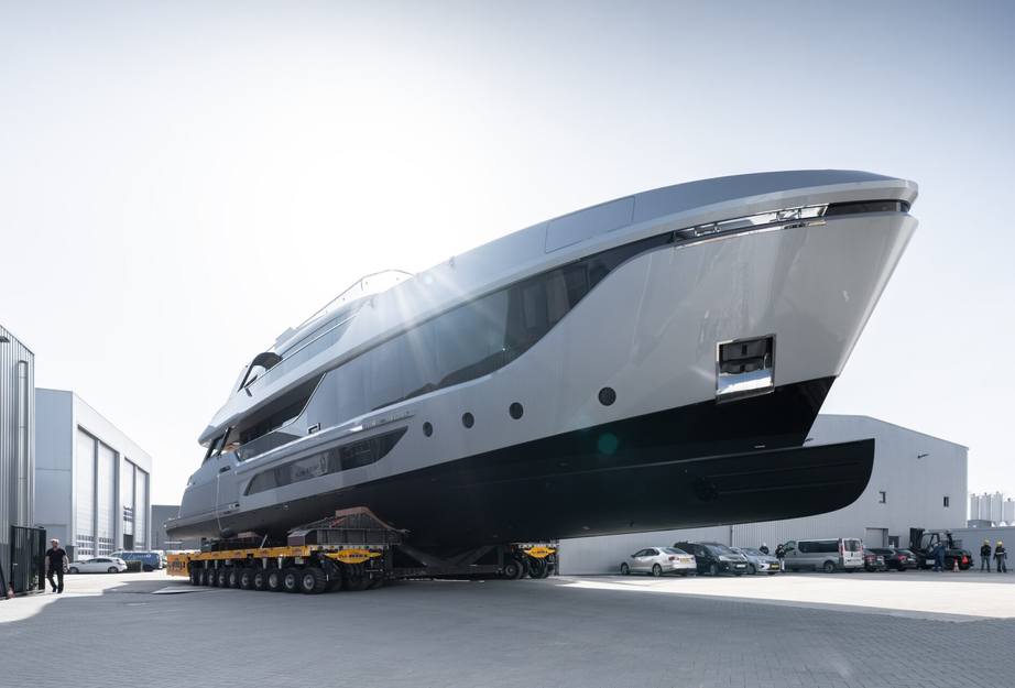 WATCH: 40m Superyacht Shine Launches as Van der Valk’s Largest Vessel to Date