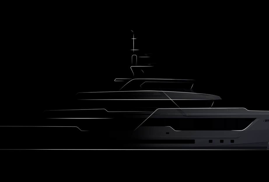 New 48m Columbus Crossover Explorer Yacht Under Construction in Savona