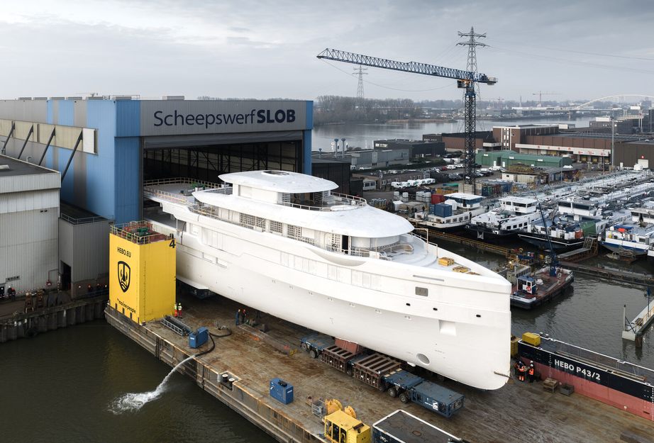 First Look: Secretive 72m Feadship 719 Superyacht Emerges for First Time