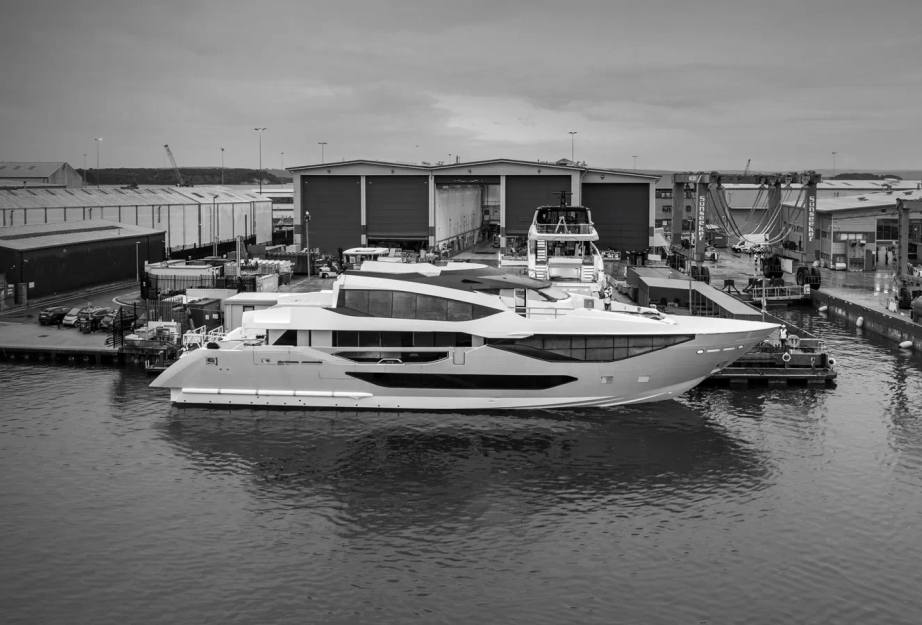 First Sunseeker 134 Superyacht Arrives in Poole 
