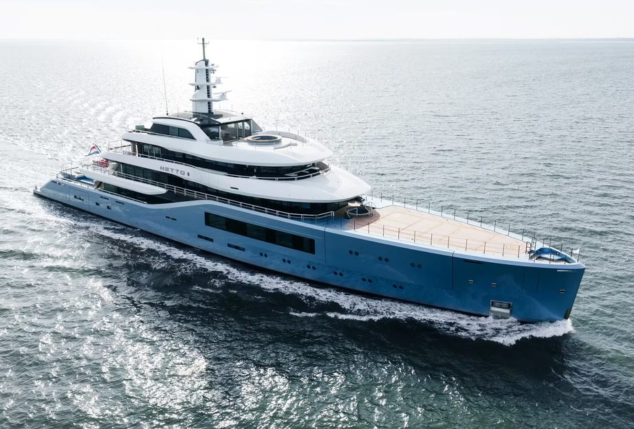 Second Amels 80 Superyacht Netto II Begins Sea Trials Ahead of Summer Delivery