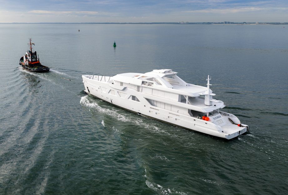 Tenth Amels 60 Superyacht Begins Outfitting at Damen Yachting