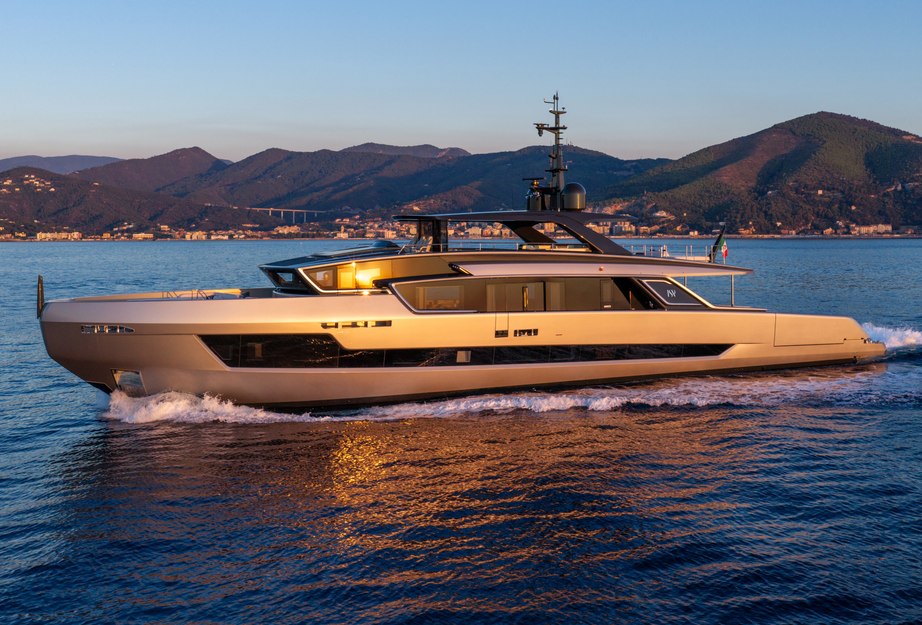 ISA Yachts Unveils First 39m Viper 130 Superyacht Fast Naan With Innovative Three-Level Aft Deck