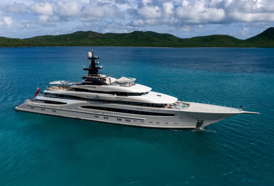 Iconic 95m Lürssen Custom Superyacht Whisper Listed for Sale 
