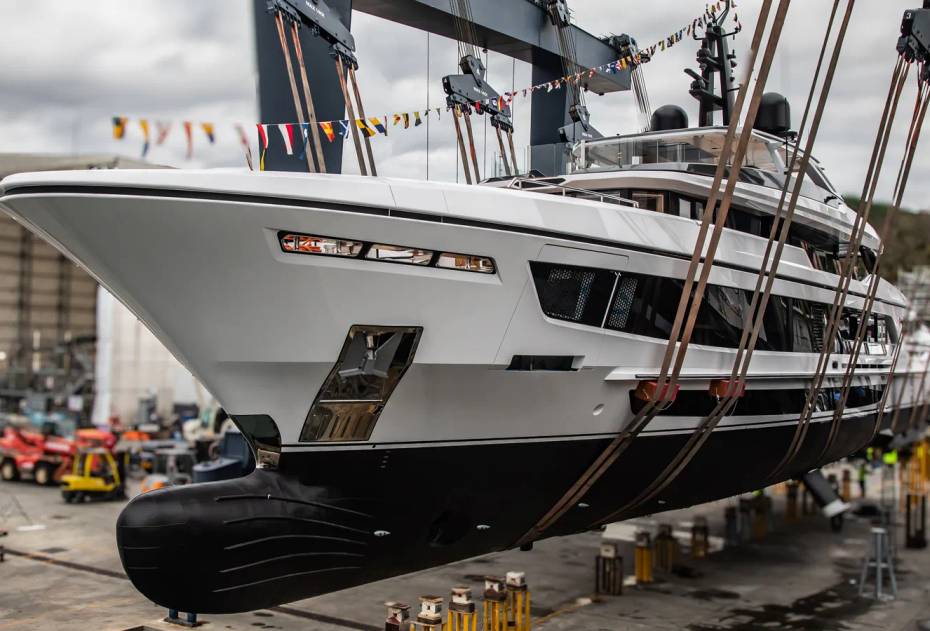 Eighth Baglietto T52 Superyacht Marsa Luna Launched in La Spezi