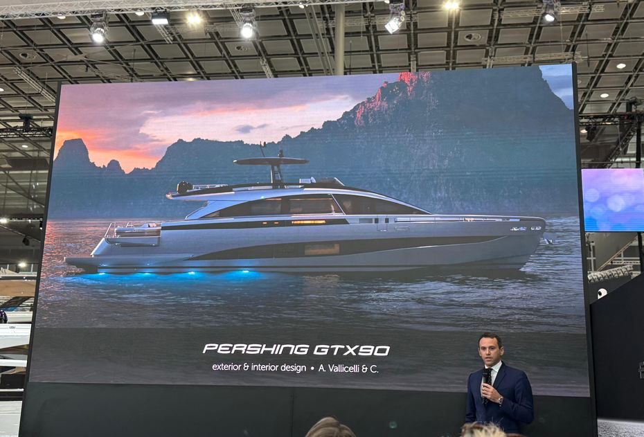 New Pershing GTX90 Yacht Announced at Boot Düsseldorf 2026