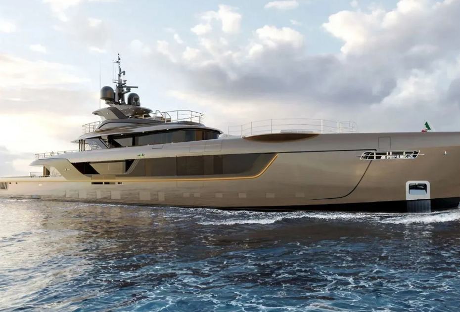 First-Ever Interior Renderings of Admiral S-Force 55 Superyacht RAJA Revealed