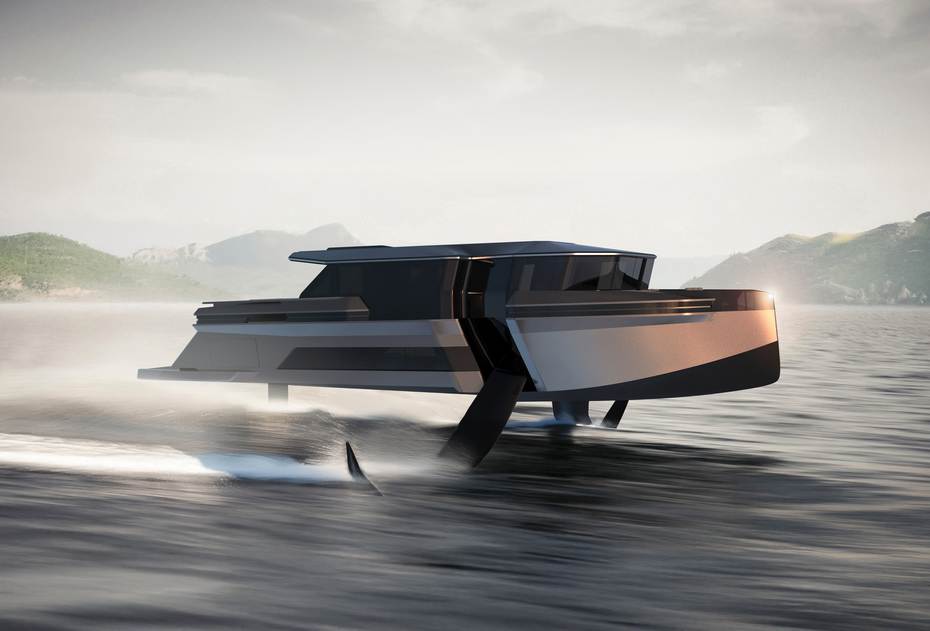 The World’s First Private Foiling Yacht: Foiler Presents the 28m Ghost