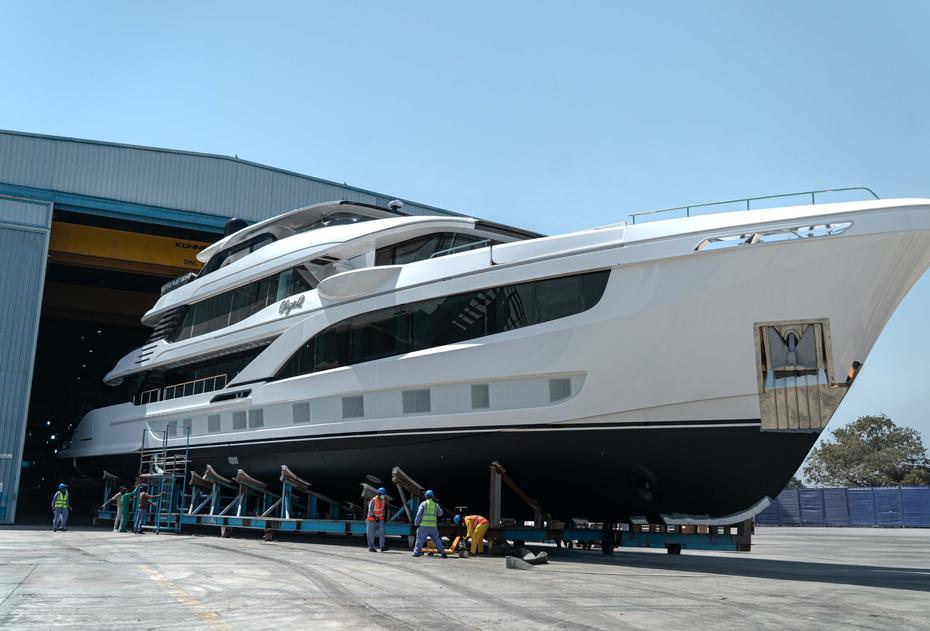 First 45m Gulf Craft Majesty 145 Superyacht Launched