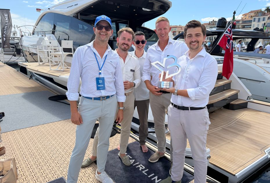 Fairline Targa 58 GTO Inducted Into YachtBuyer Hall of Fame at Cannes 