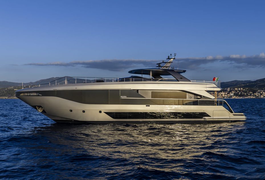 First Look Inside the 30m Maiora M30 Superyacht Reveals Contemporary Interiors