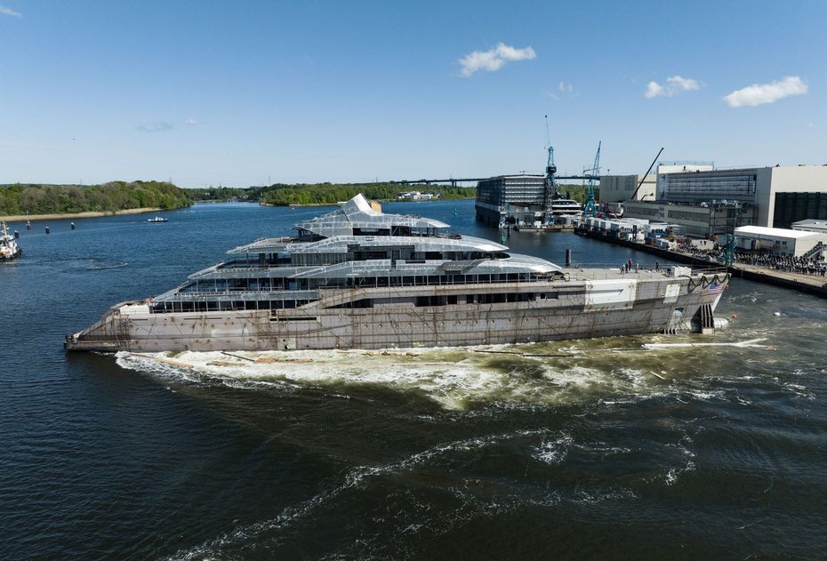 Secretive 101m Lürssen Superyacht Project Ziggy Seen for First Time