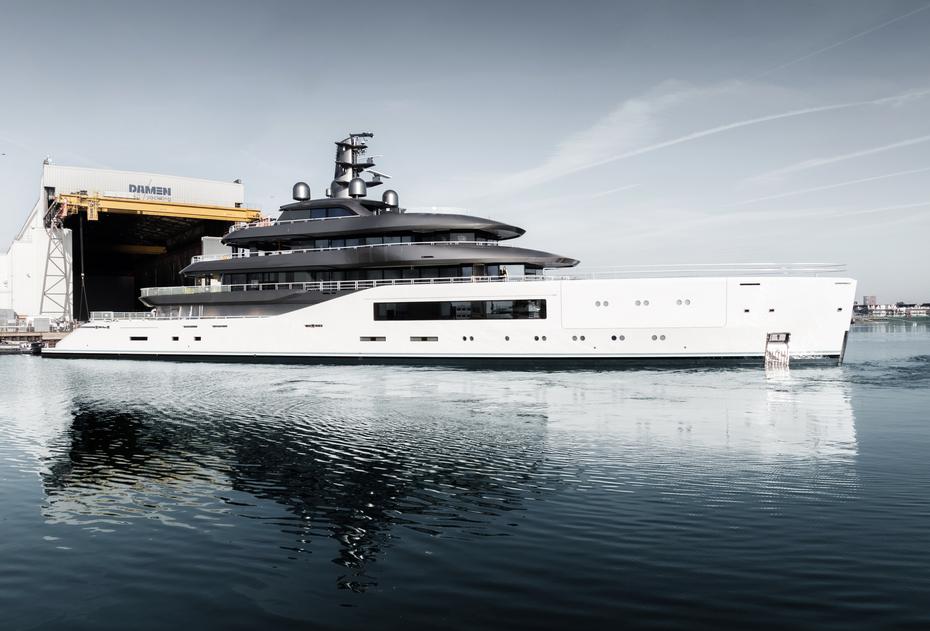 Damen Yachting Unveils First Hybrid Amels 80 Superyacht
