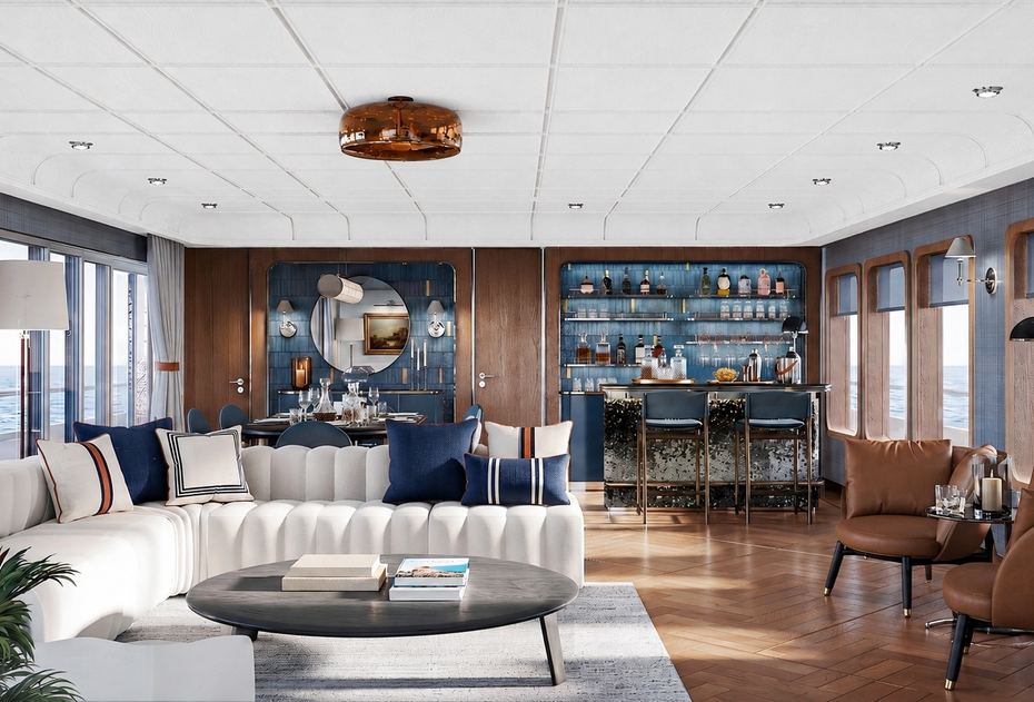 Numarine Reveals Five Interior Concepts for New Classic Line Superyachts