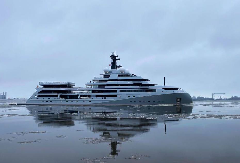 110m Lürssen superyacht O3 heads to sea trials ahead of 2026 delivery