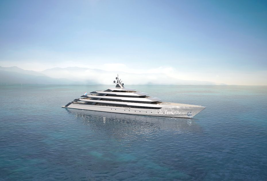 WHITE CORAL: Mulder Design's 115m Superyacht Concept