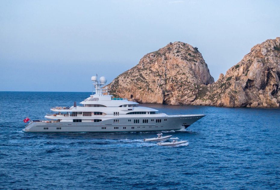 78m Lürssen superyacht Rocinante listed for sale