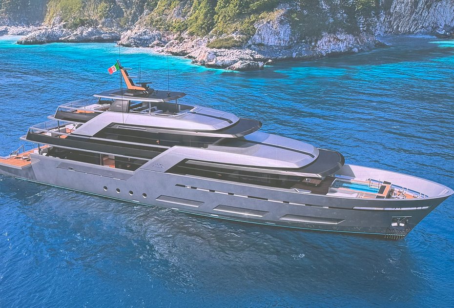 The 42m Riva Caravelle: Early Look at the New Riva Semi-Displacement Superyacht 