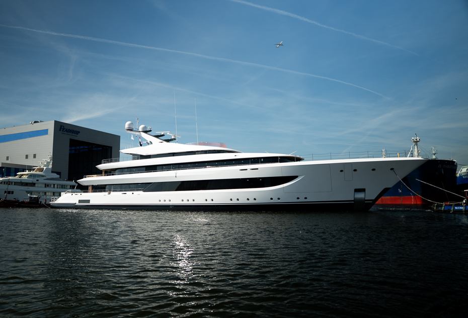Feadship Unveils 72m Superyacht Project 827 Ahead of Final Outfitting