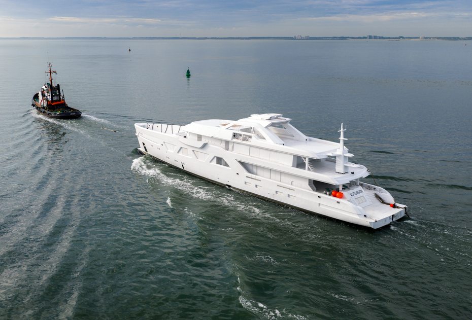Tenth Amels 60 Superyacht Begins Outfitting at Damen Yachting