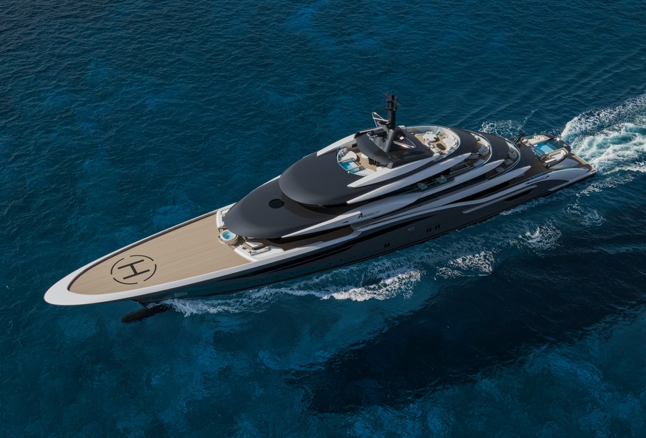 ISA Yachts Reveals 86m Amarcord 86 as Second Large Yacht Collection Project
