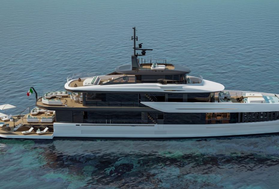 New Mangusta Oceano 52 Superyacht Model Under Construction