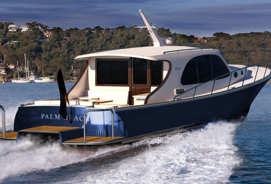 Explore Shallow Waters with the All-New Palm Beach 50 Jet Drive Motor Yacht